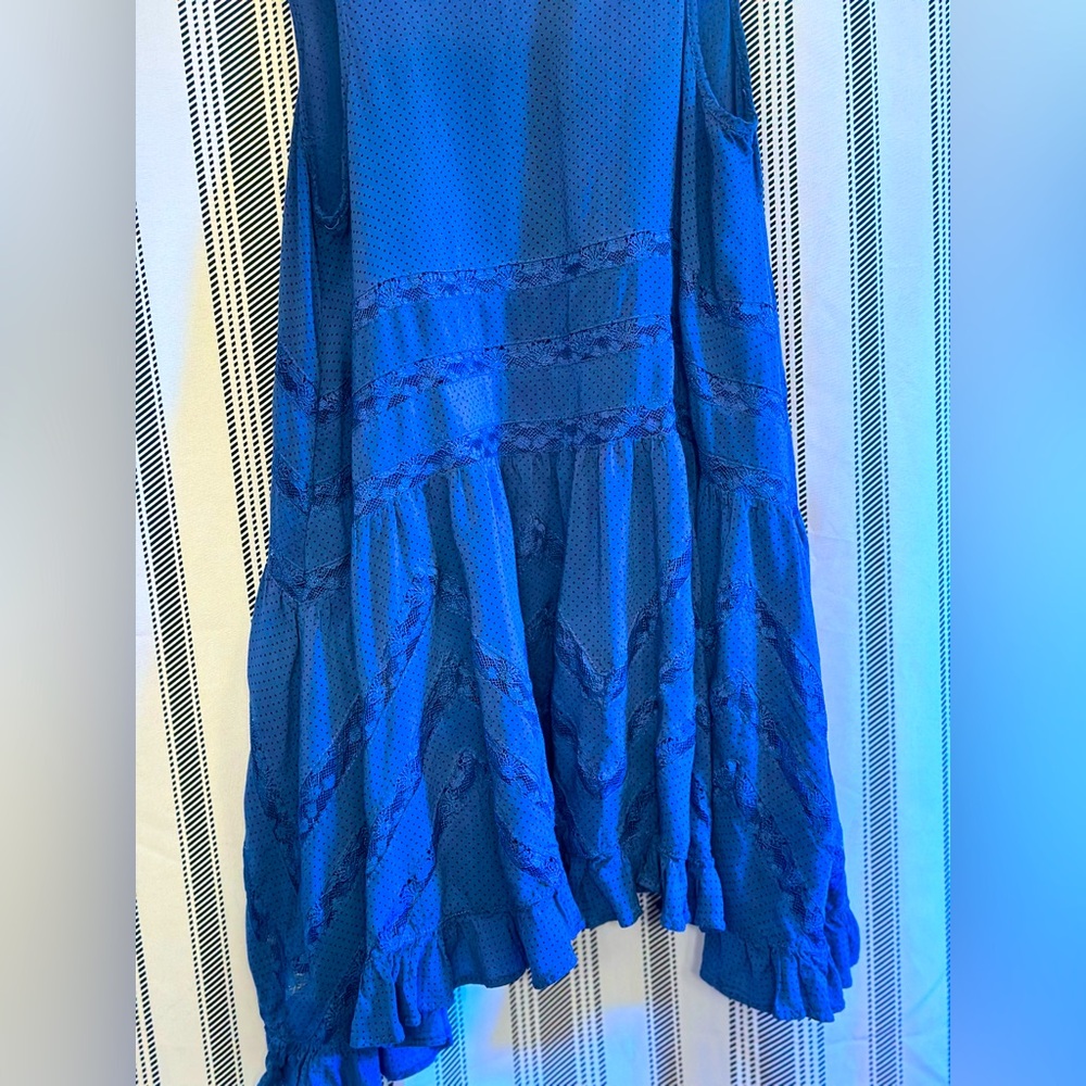Free People | Intimately Free People Viola and Lace Slip Dress | Blue | XS - Picture 2 of 5